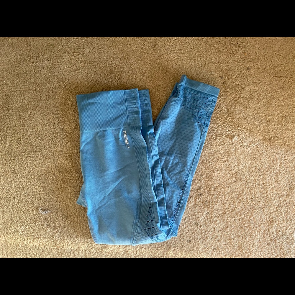 Gymshark Energy+ Seamless Leggings Blue Size XL